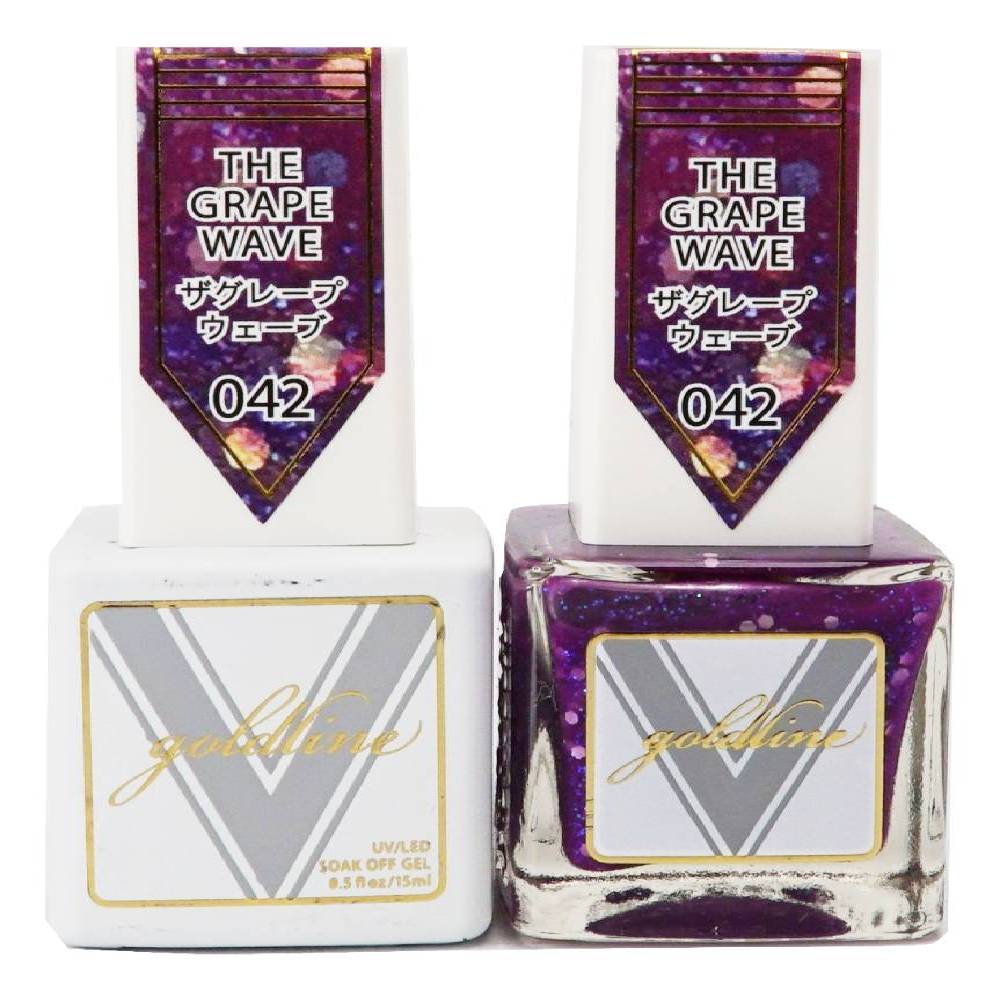 VETRO Gold Line Gel Polish - 042 The Grape Wave