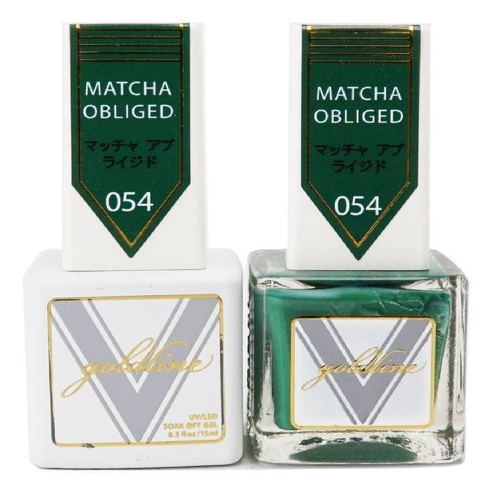 VETRO Gold Line Gel Polish - 054 Matcha Obliged