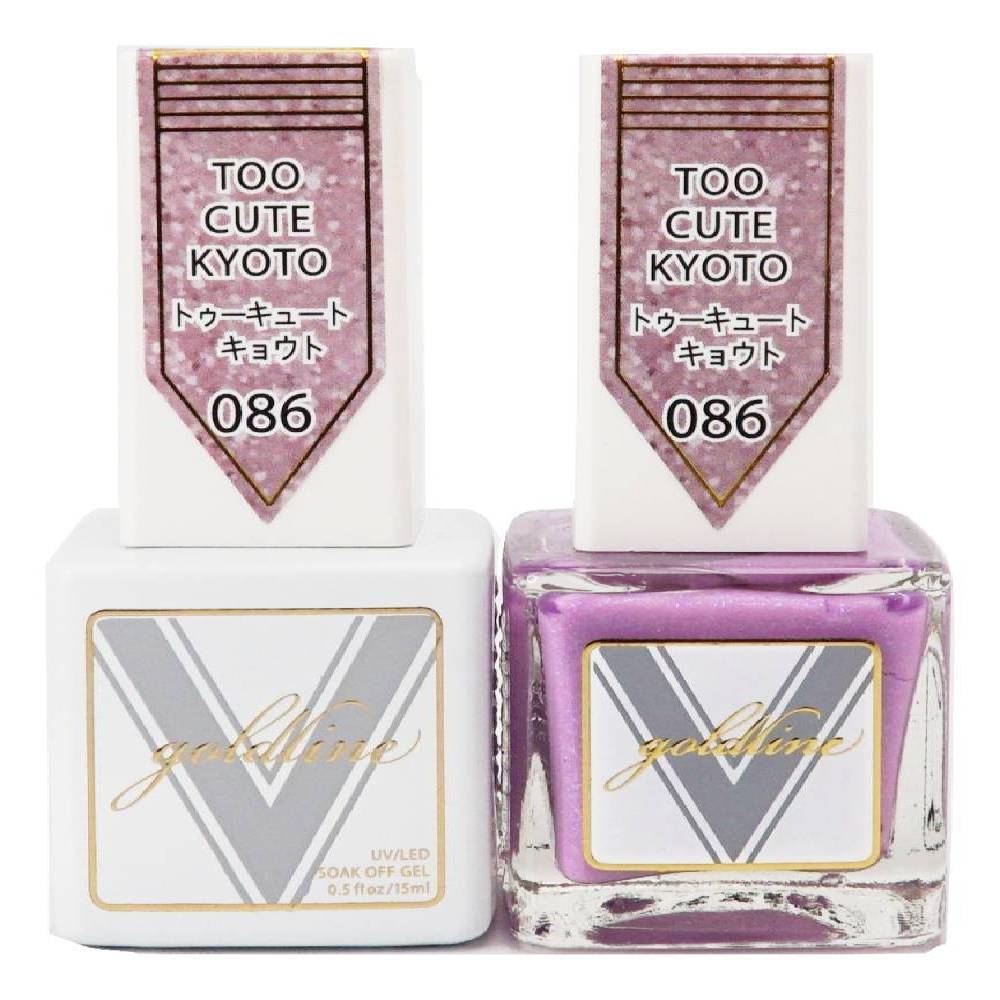 VETRO Gold Line Gel Polish - 086 Too Cute Kyoto