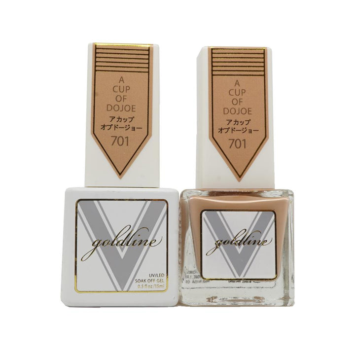 VETRO Gold Line Gel Polish - 701 A Cup Of Dojoe