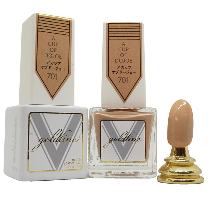 VETRO Gold Line Gel Polish - 701 A Cup Of Dojoe