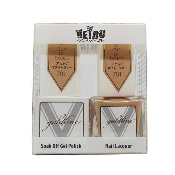 VETRO Gold Line Gel Polish - 701 A Cup Of Dojoe