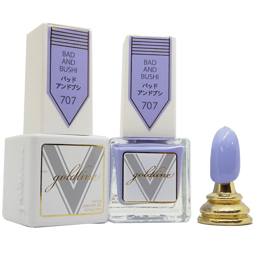 VETRO Gold Line Gel Polish - 707 Bad And Bushi