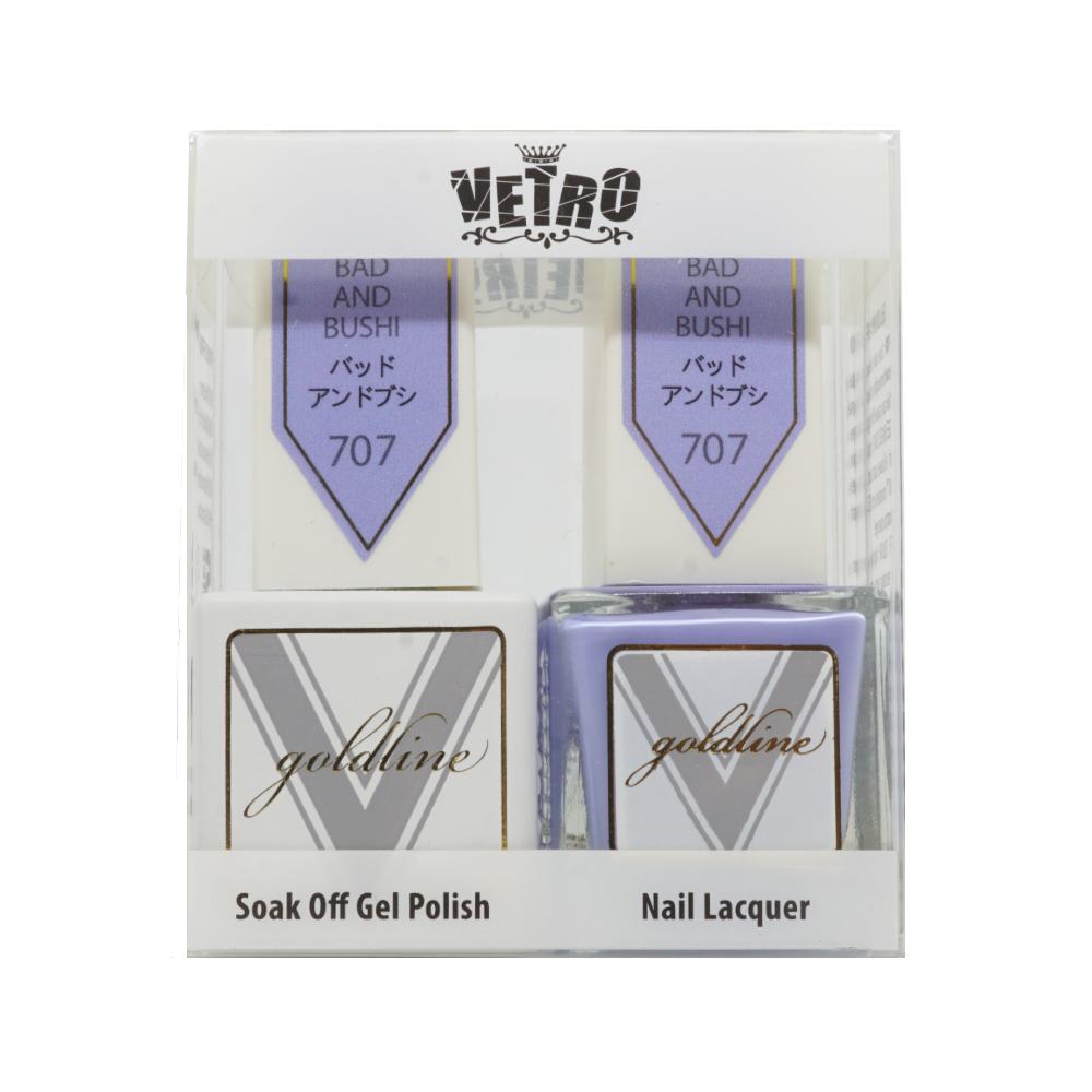 VETRO Gold Line Gel Polish - 707 Bad And Bushi