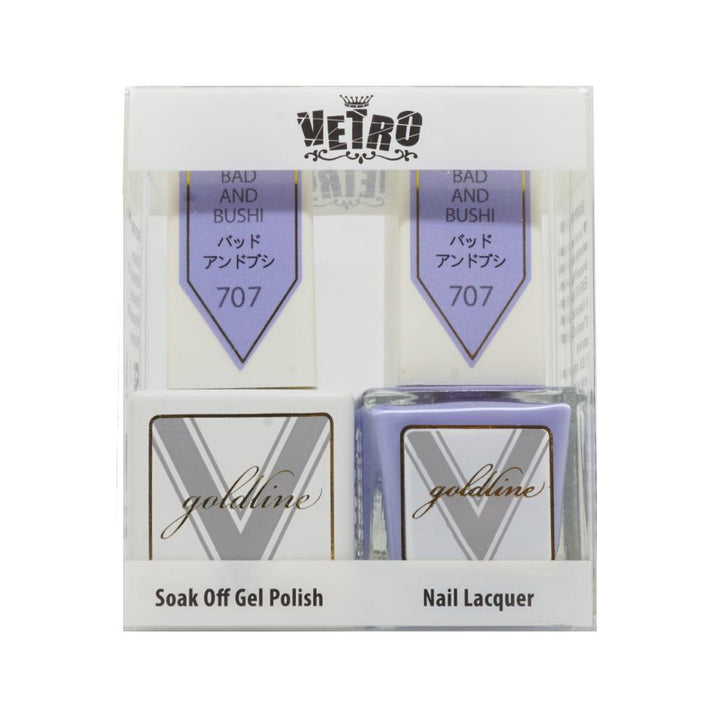 VETRO Gold Line Gel Polish - 707 Bad And Bushi