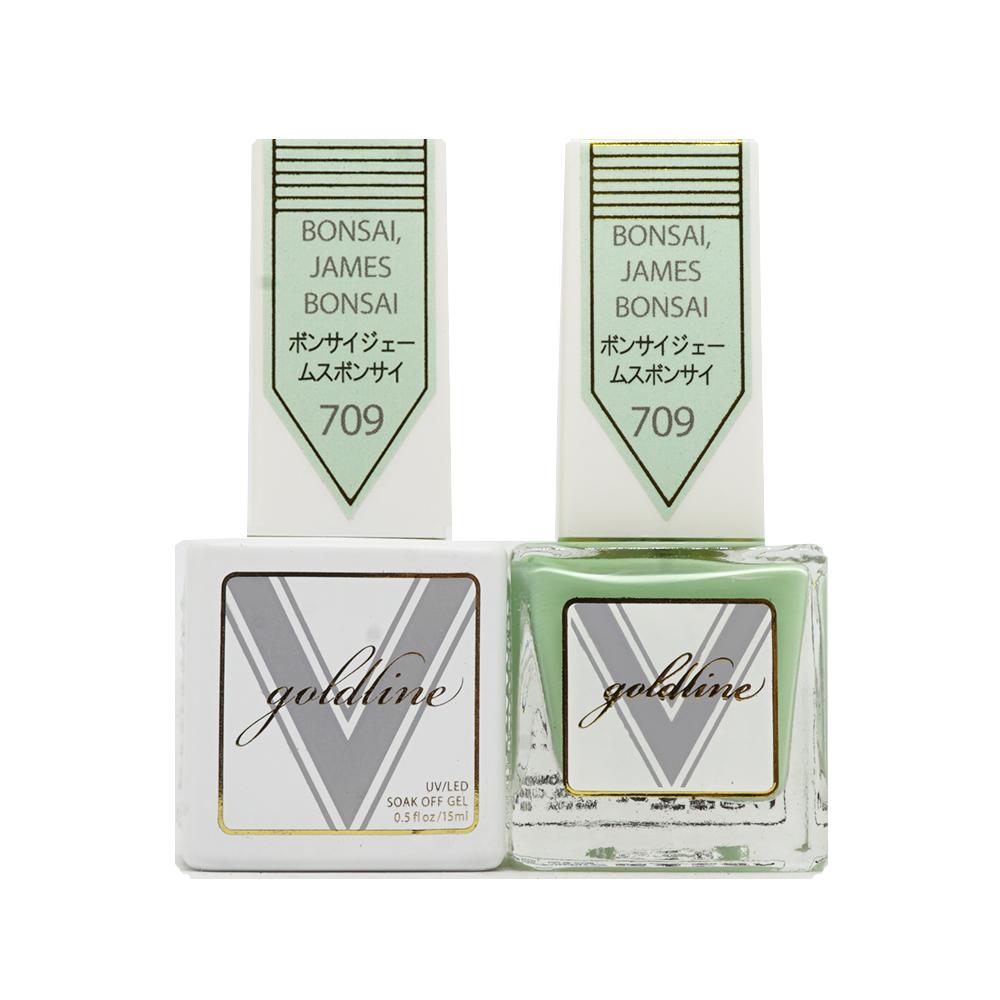 VETRO Gold Line Gel Polish - 709 Bonsai, James Bonsai