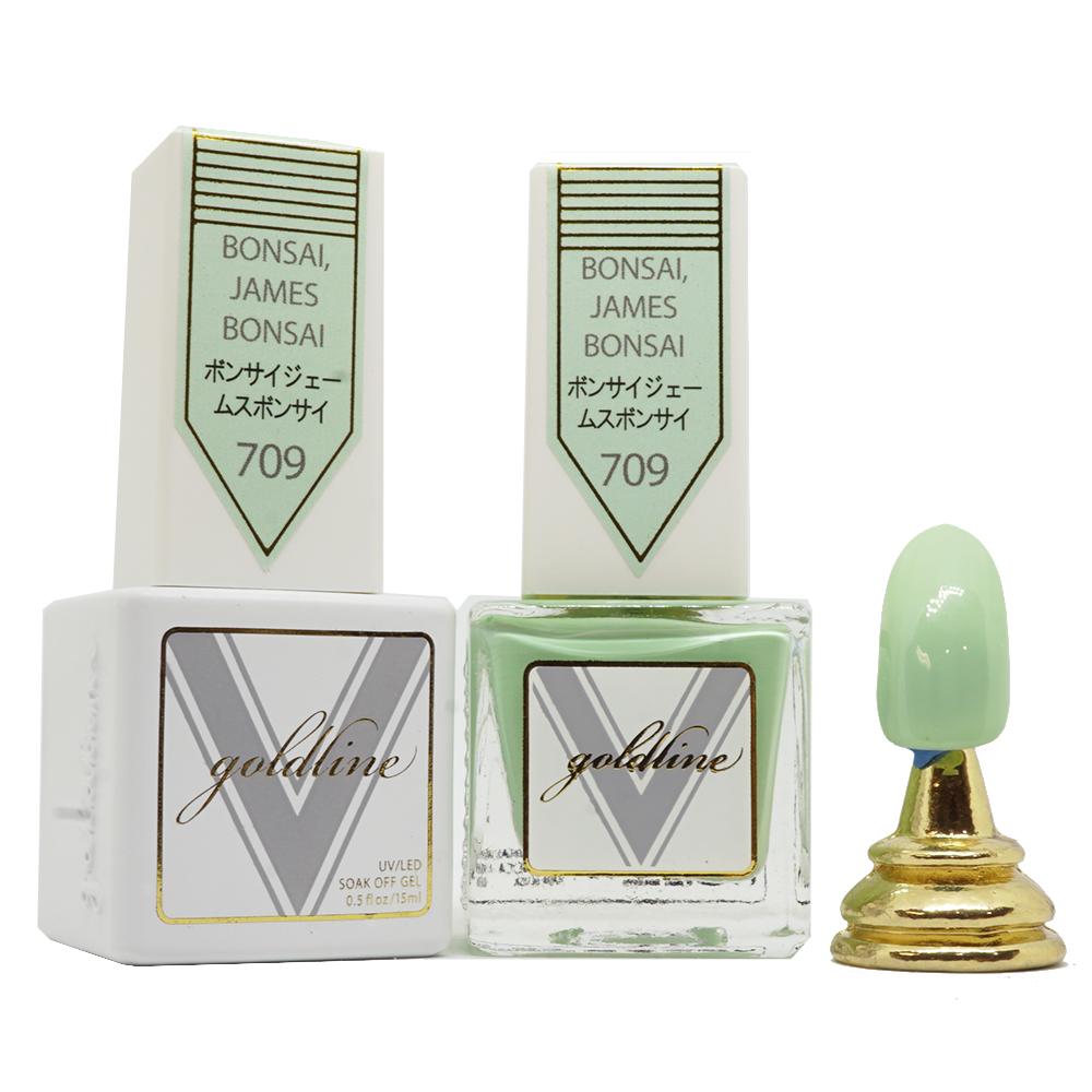 VETRO Gold Line Gel Polish - 709 Bonsai, James Bonsai