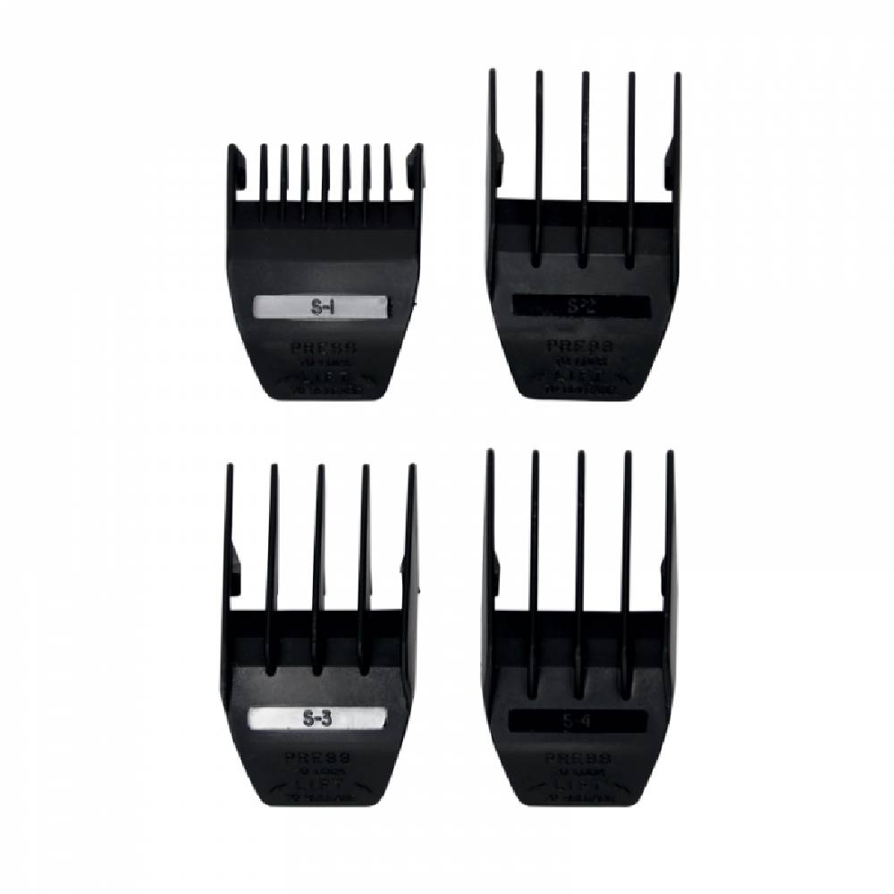 WAHL Pro - Peanut Guides Clipper/Trimmer Black Cutting Guides 1/8" length to 1/2"