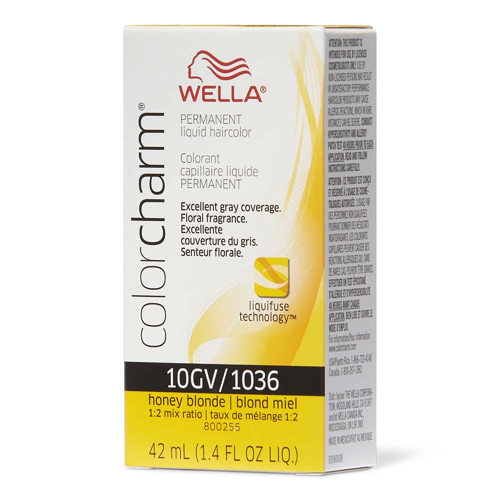 WELLA Color Charm Permanent Liquid - 10GV/1036 Honey Blonde
