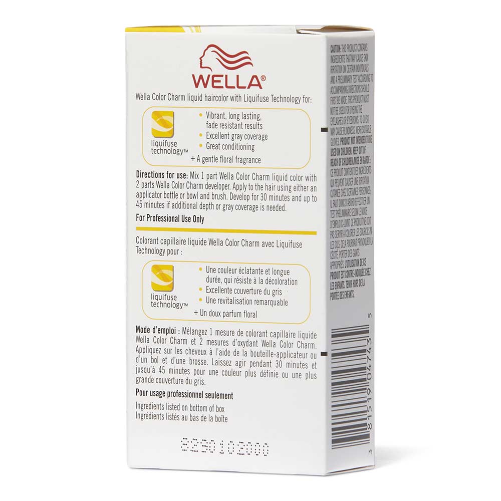 WELLA Color Charm Permanent Liquid - 4G/257 Dark Golden Blonde