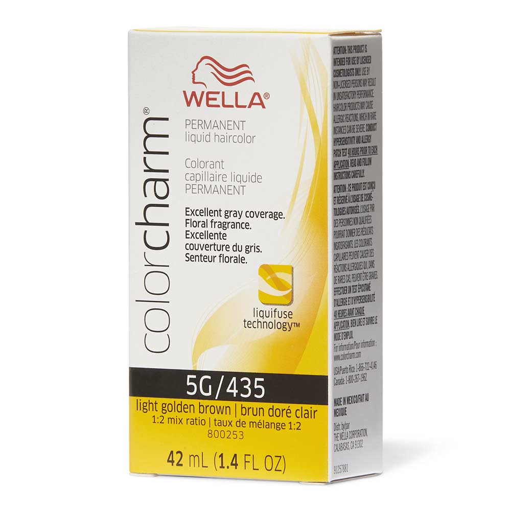 WELLA Color Charm Permanent Liquid - 5G/435 Light Golden Brown