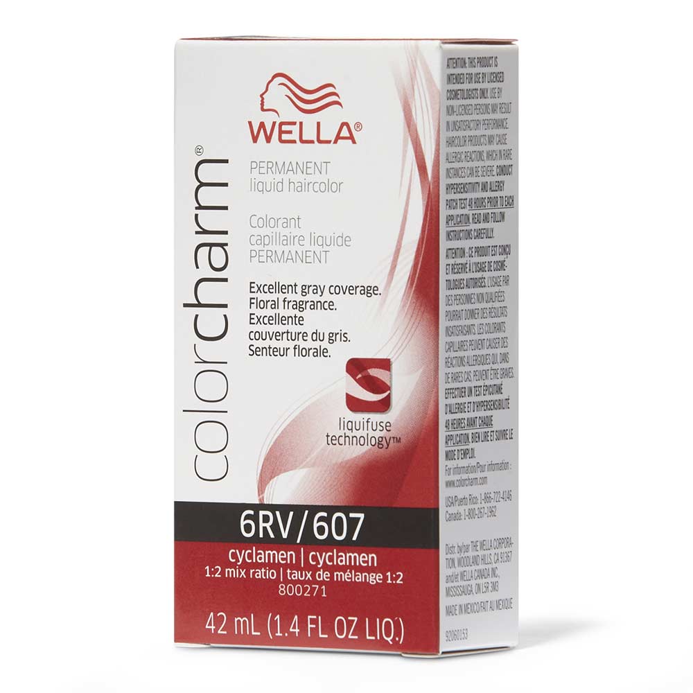WELLA Color Charm Permanent Liquid - 6RV/607 Cyclamen