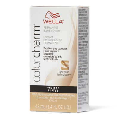 WELLA Color Charm Permanent Liquid - 7NW Medium Natural Warm Blonde