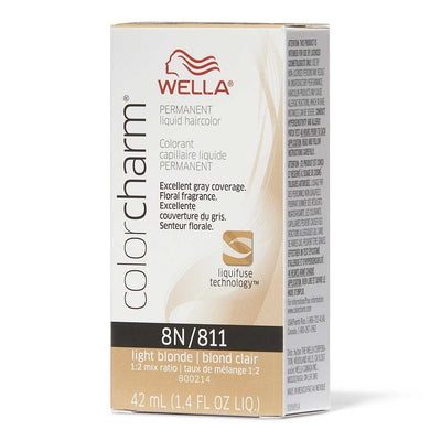 WELLA Color Charm Permanent Liquid - 8N/811 Light Blonde