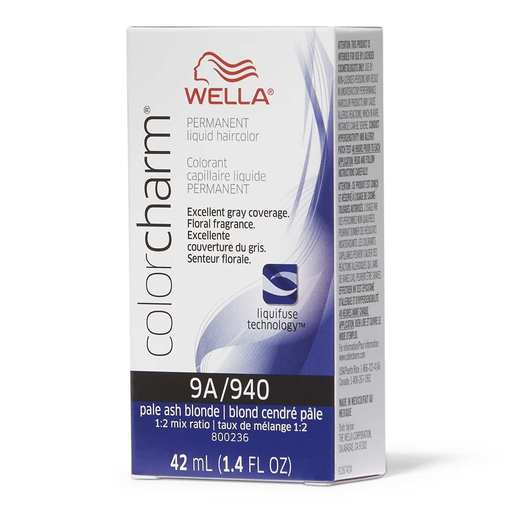 WELLA Color Charm Permanent Liquid - 9A/940 Pale Ash Blonde
