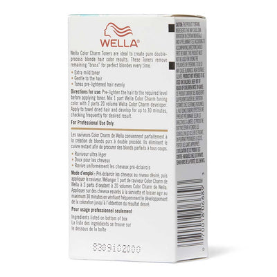 WELLA Color Charm Permanent Liquid Toner - T27 Medium Beige Blonde
