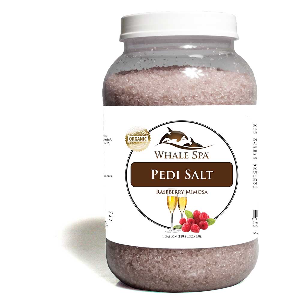 WHALE SPA Premium Spa Line Pedi Salt - Raspberry Mimosa