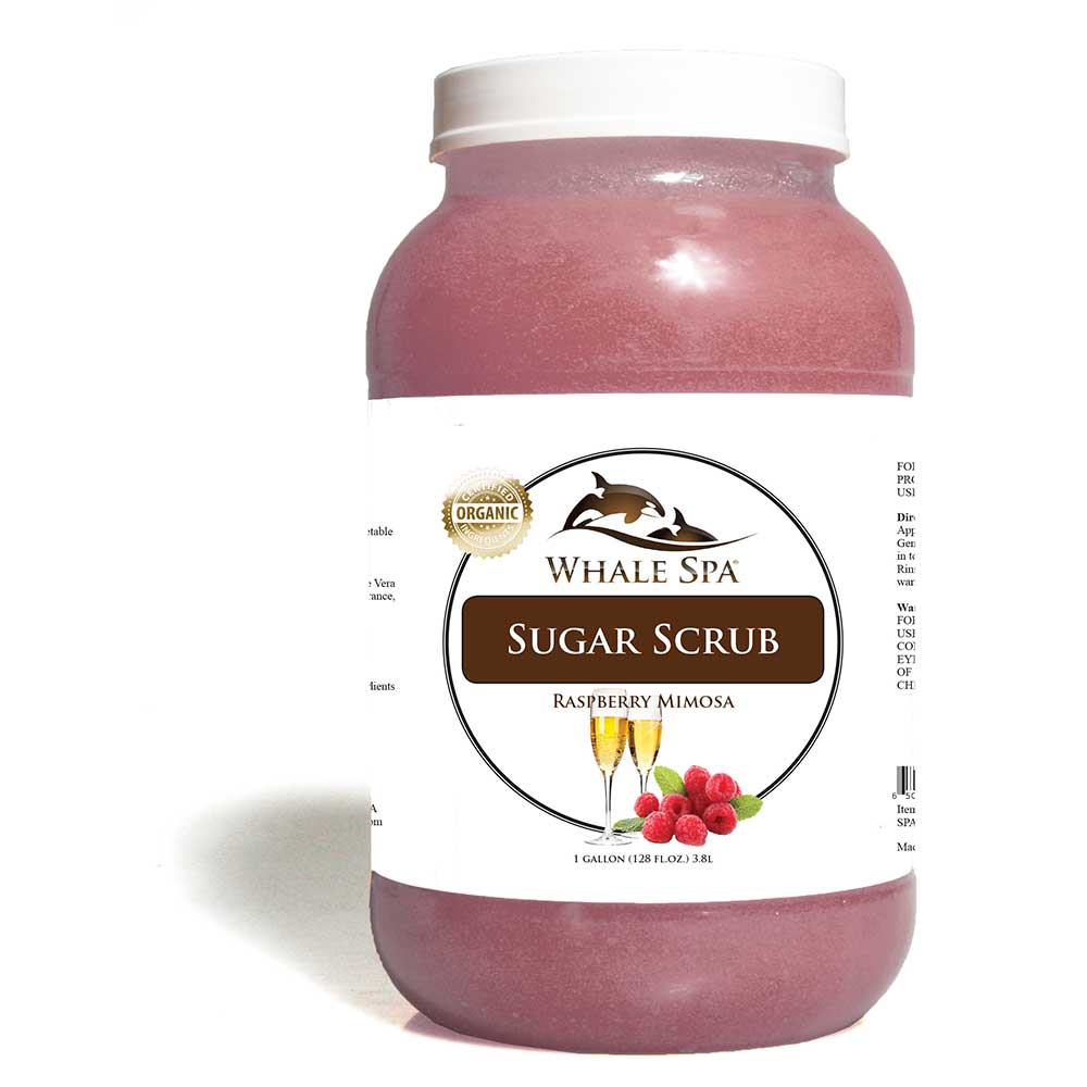 WHALE SPA Premium Spa Line Sugar Scrub - Raspberry Mimosa