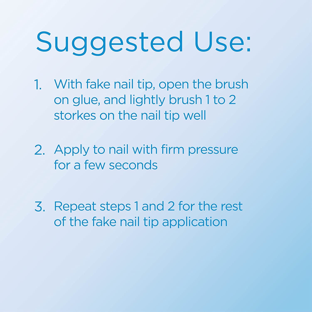 YOUNG NAILS - Brush On Glue 1/2oz.