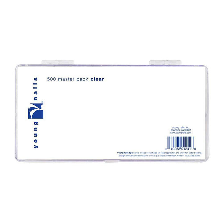 YOUNG NAILS - Clear Tips 500 Masterpack