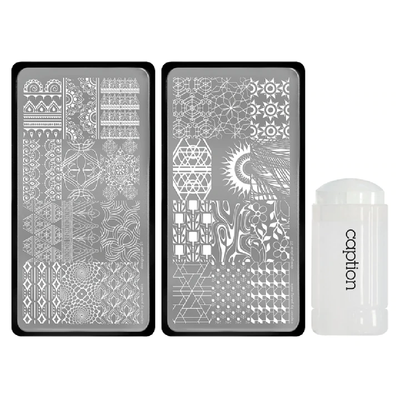 YOUNG NAILS Caption Stamping Plate - Boho Bungalow