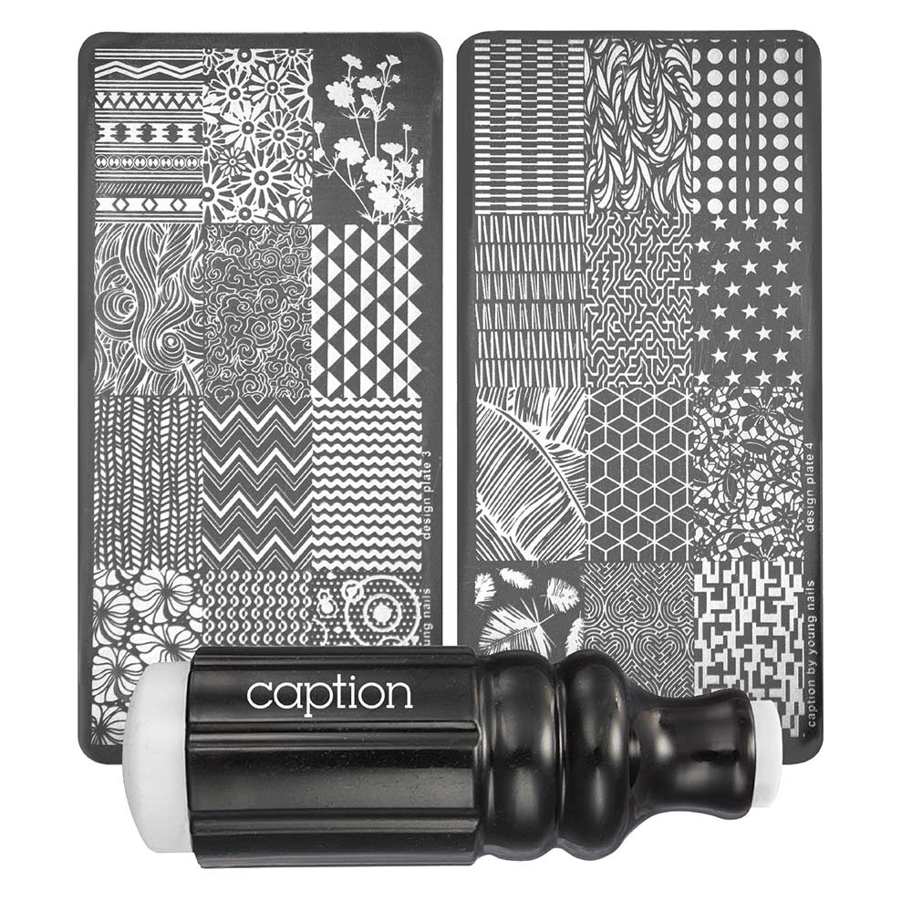 YOUNG NAILS Caption Stamping Plate - Escape Artist