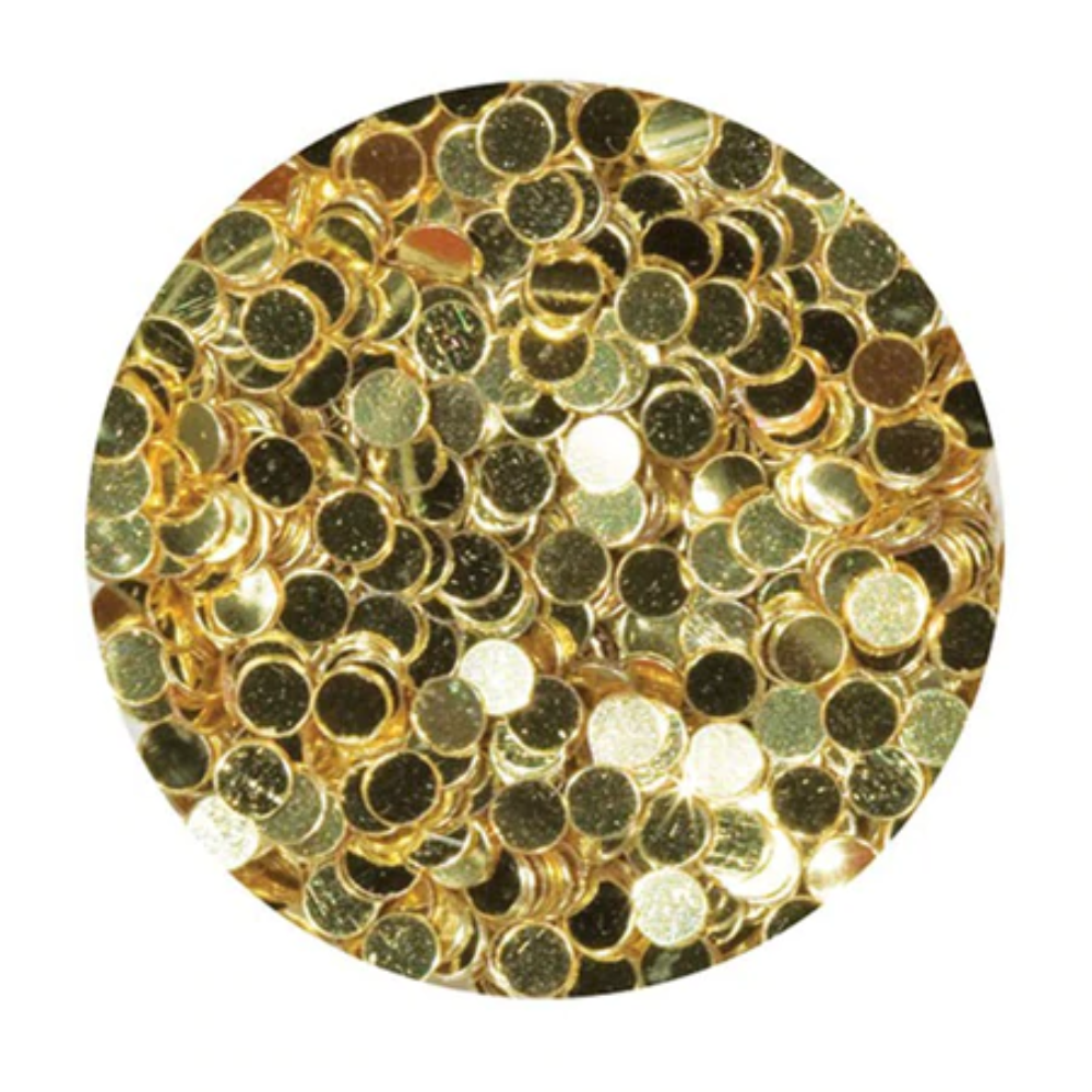 YOUNG NAILS Imagination Art Confetti - Gold Polka Dot