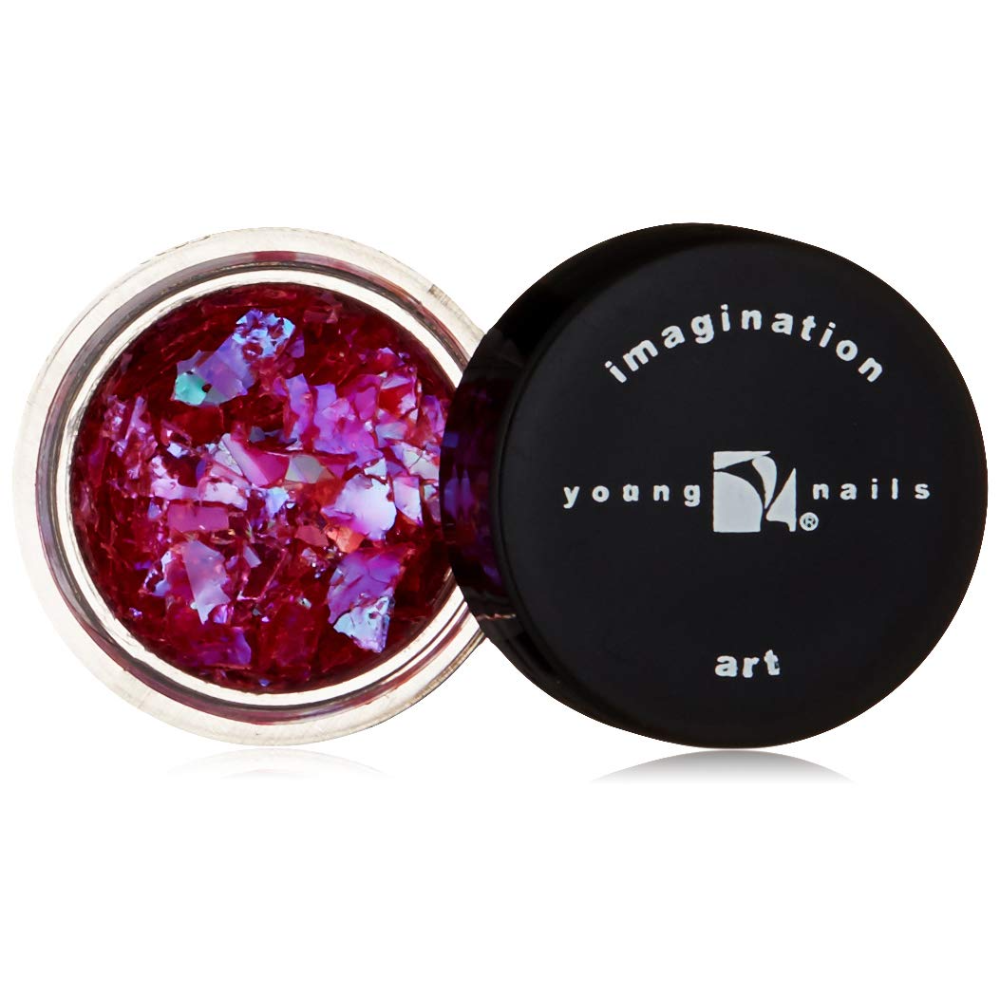 YOUNG NAILS Imagination Art Mylar - Raspberry Icy