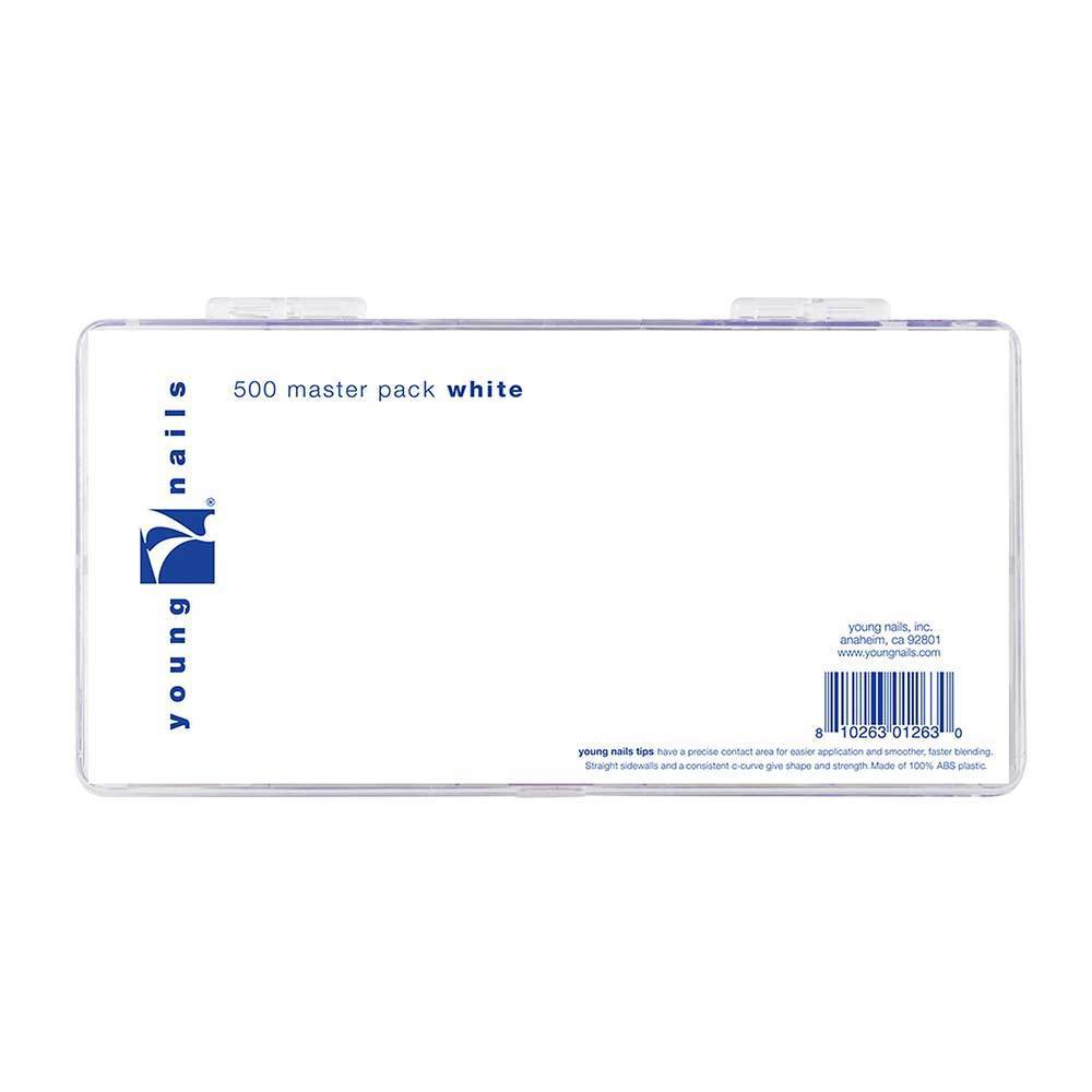 YOUNG NAILS - White Tips 500 Masterpack