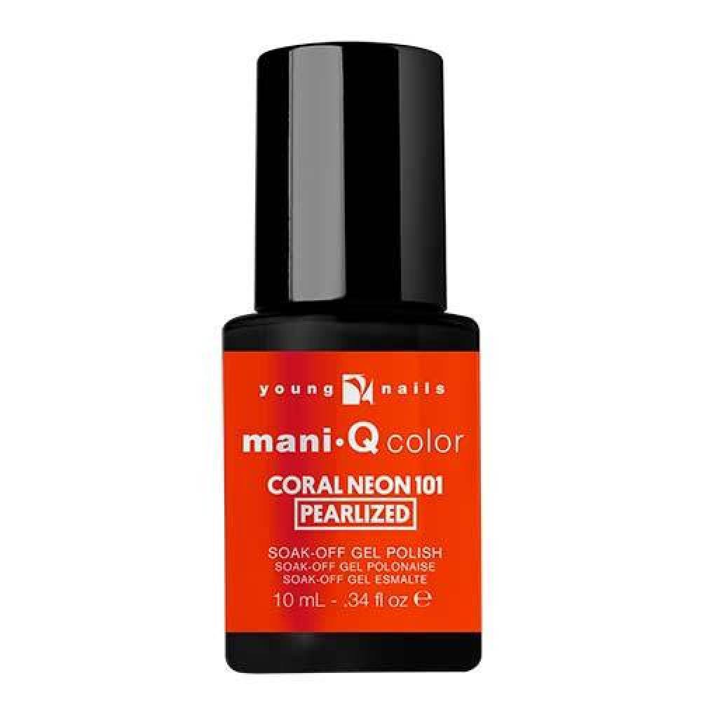 YOUNG NAILS Mani Q Gel - Coral Neon 101