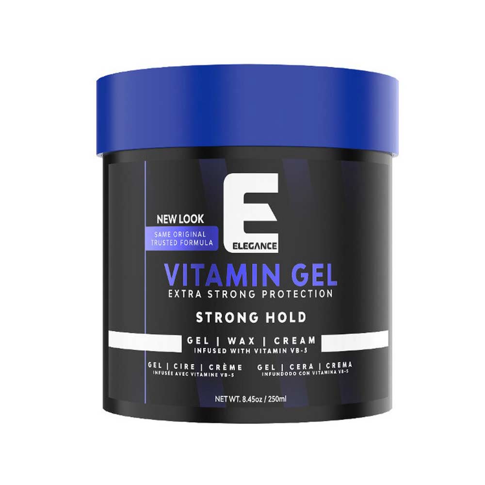 ELEGANCE - Vitamin Gel, Extra Strong Protection, Strong Hold 8.45oz.