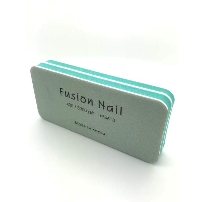 FUSION NAIL - 2 Sided Shiny Buffer 400/3000 Grit (12 pack)
