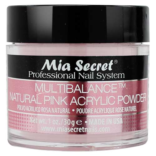 MIA SECRET Acrylic Powder - Multibalance Natural Pink