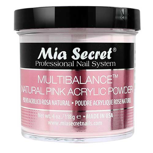 MIA SECRET Acrylic Powder - Multibalance Natural Pink