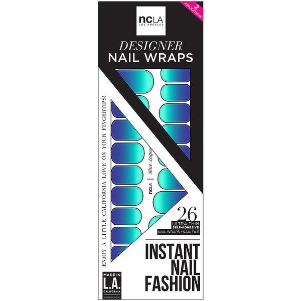 NCLA Designer Nail Wraps - Blue Lagoon