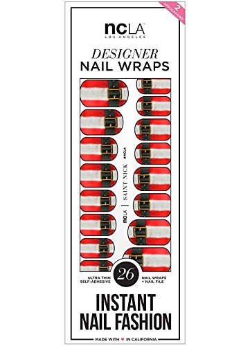 NCLA Designer Nail Wraps - Saint Nick