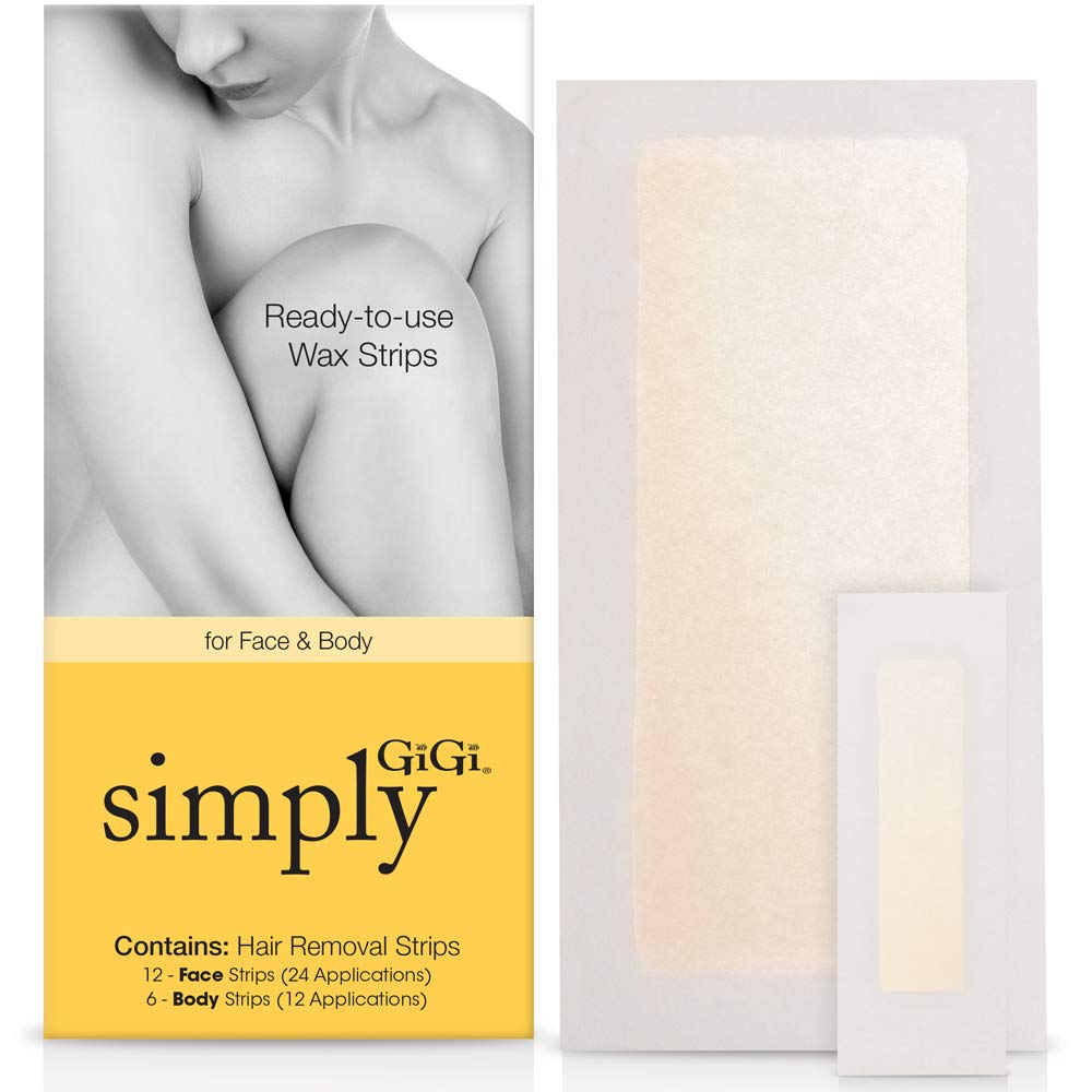 Simply GIGI - Ready-to-Use Hair Removal Strips for Face and Body
