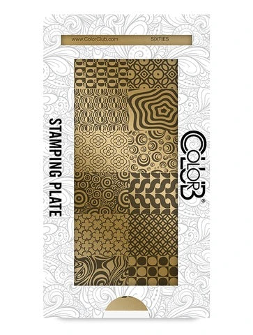 COLOR CLUB Sixties Nail Art Stamping Plate